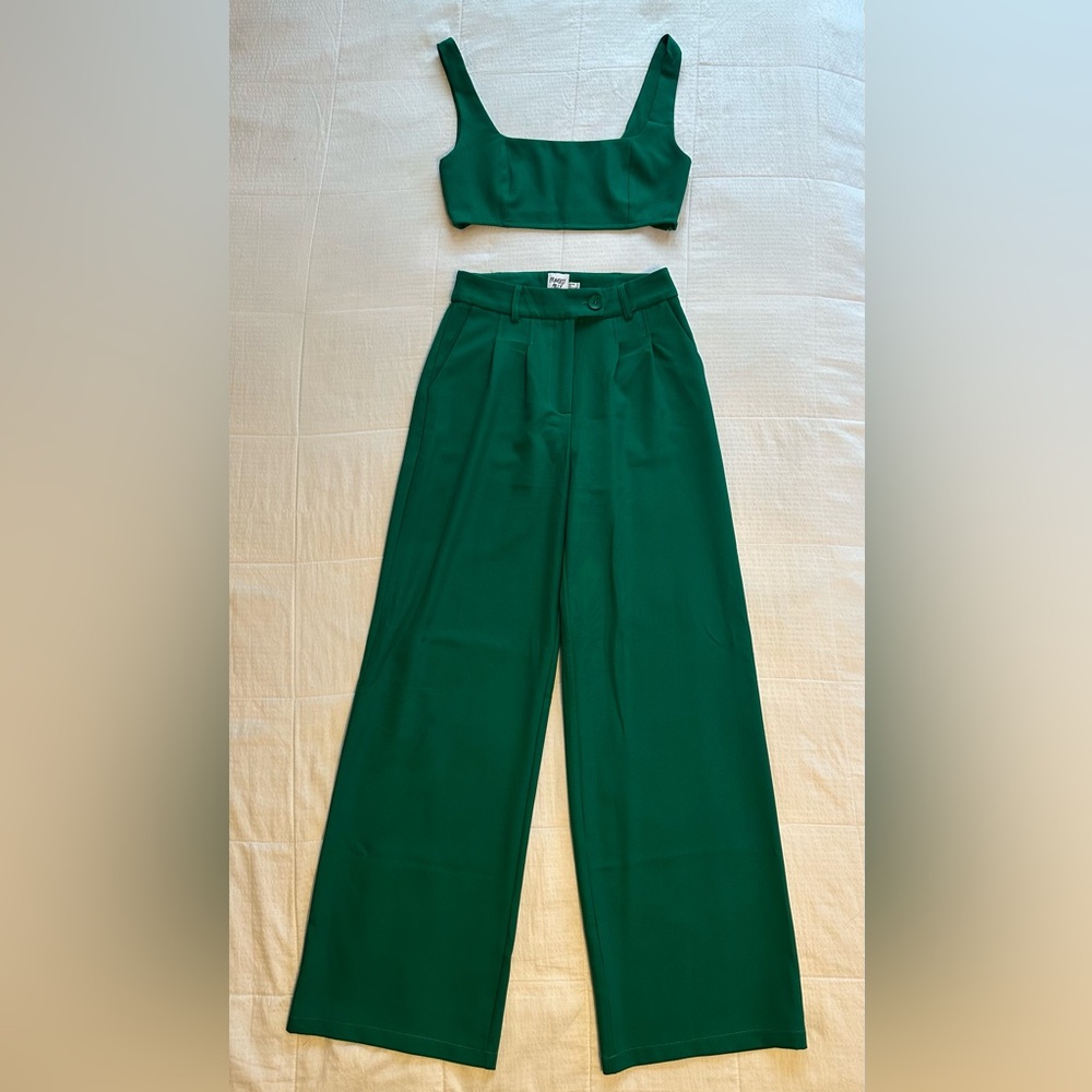 Princess Polly Huxley Set Green